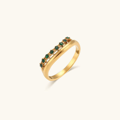 Bague Adeline En Or Avec Simulant De Diamant