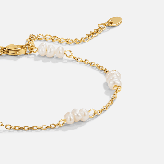 Bracelet de cheville Alena Pearl
