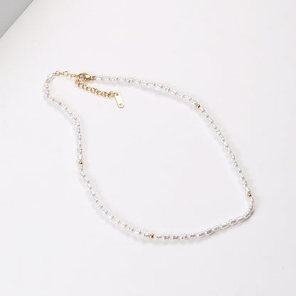 Collier Choker Aloha Perle Et Or
