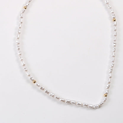 Collier Choker Aloha Perle Et Or