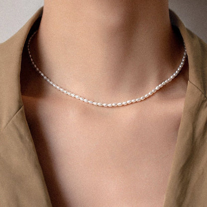 Choker en Perles d'Eau Douce Avaria
