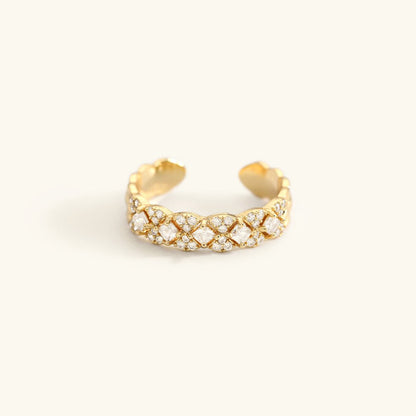Bague à Motif en Or Camille