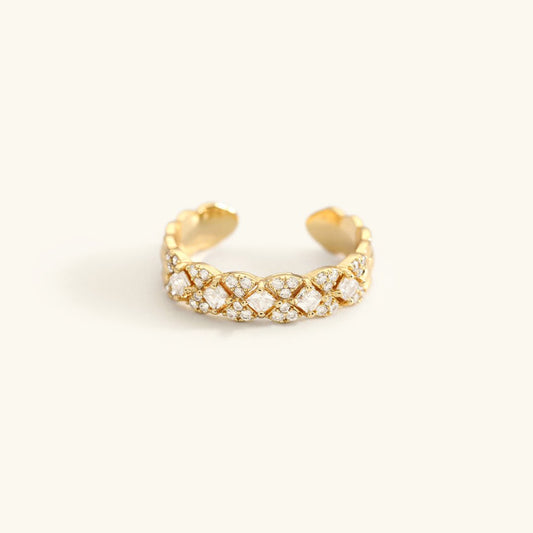 Bague à Motif en Or Camille
