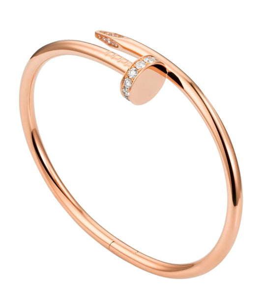 Bracelet Ongles Élégance Deluxe En Or Rose