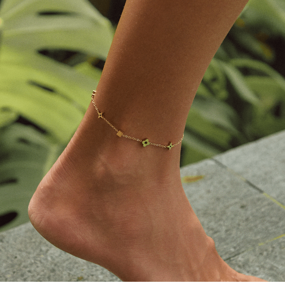 Bracelet de cheville en or Charlie
