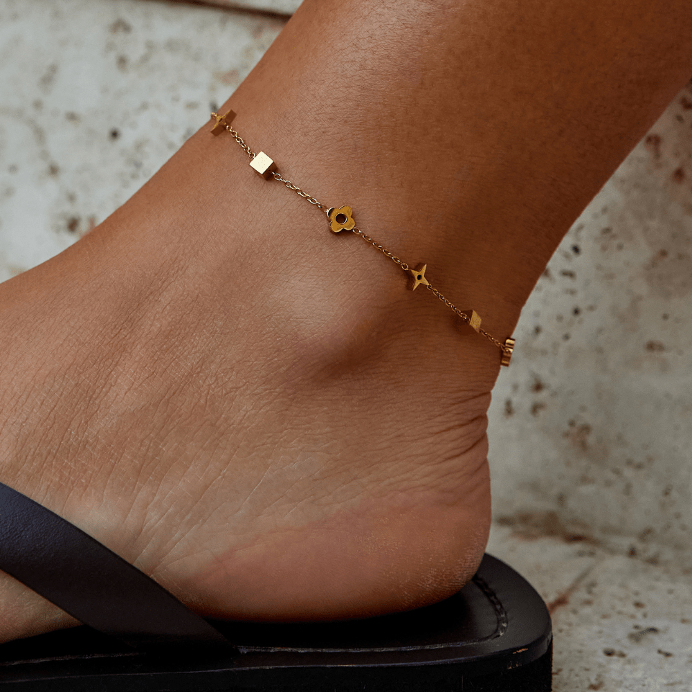 Bracelet de cheville en or Charlie