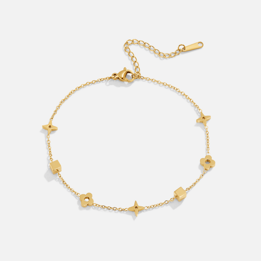 Bracelet de cheville en or Charlie