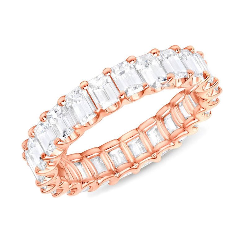 Bague Cubique En Or Rose