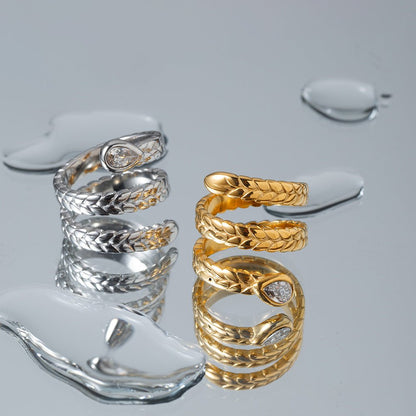 Bague Serpent Davina en Or