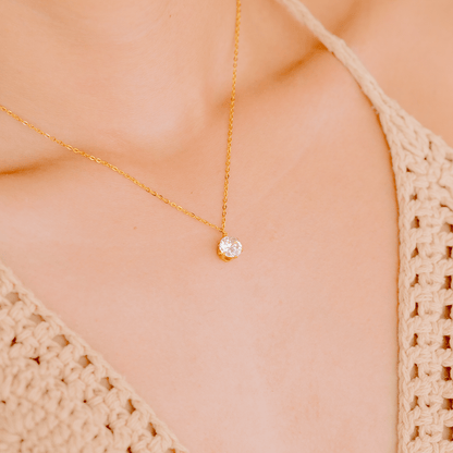 Collier en Or Kyla Solitaire
