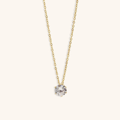 Collier en Or Kyla Solitaire