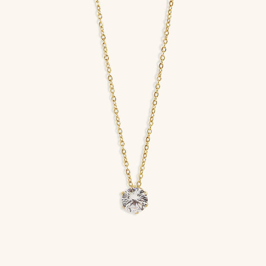 Collier en Or Kyla Solitaire