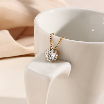 Collier en Or Kyla Solitaire