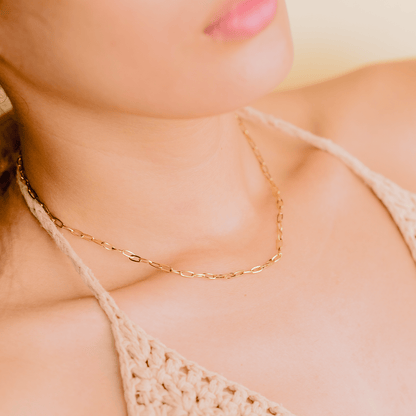 Collier en Chaîne Dorée Lena