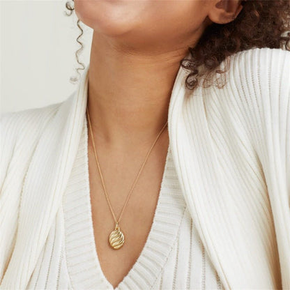 Collier Croissant en Or Linda