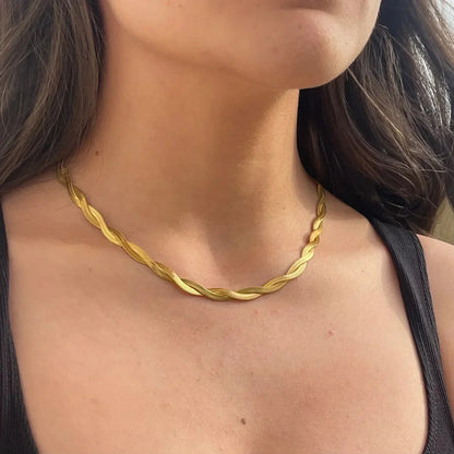 Collier en Chaîne Tordue Lysa