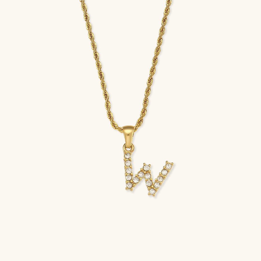 Collier en Diamant avec Initiale Maeve