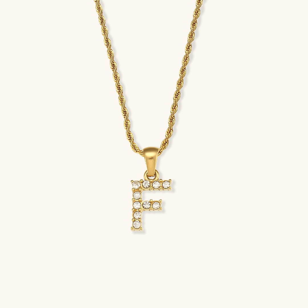 Collier en Diamant avec Initiale Maeve