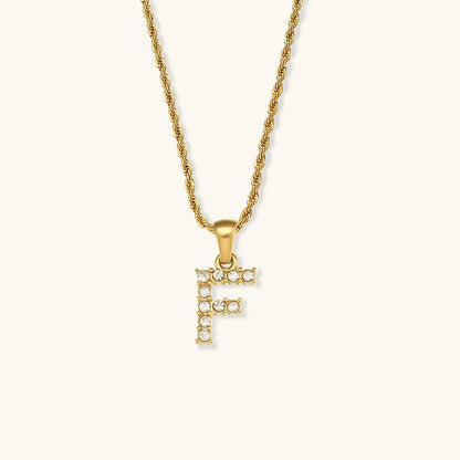 Collier en Diamant avec Initiale Maeve