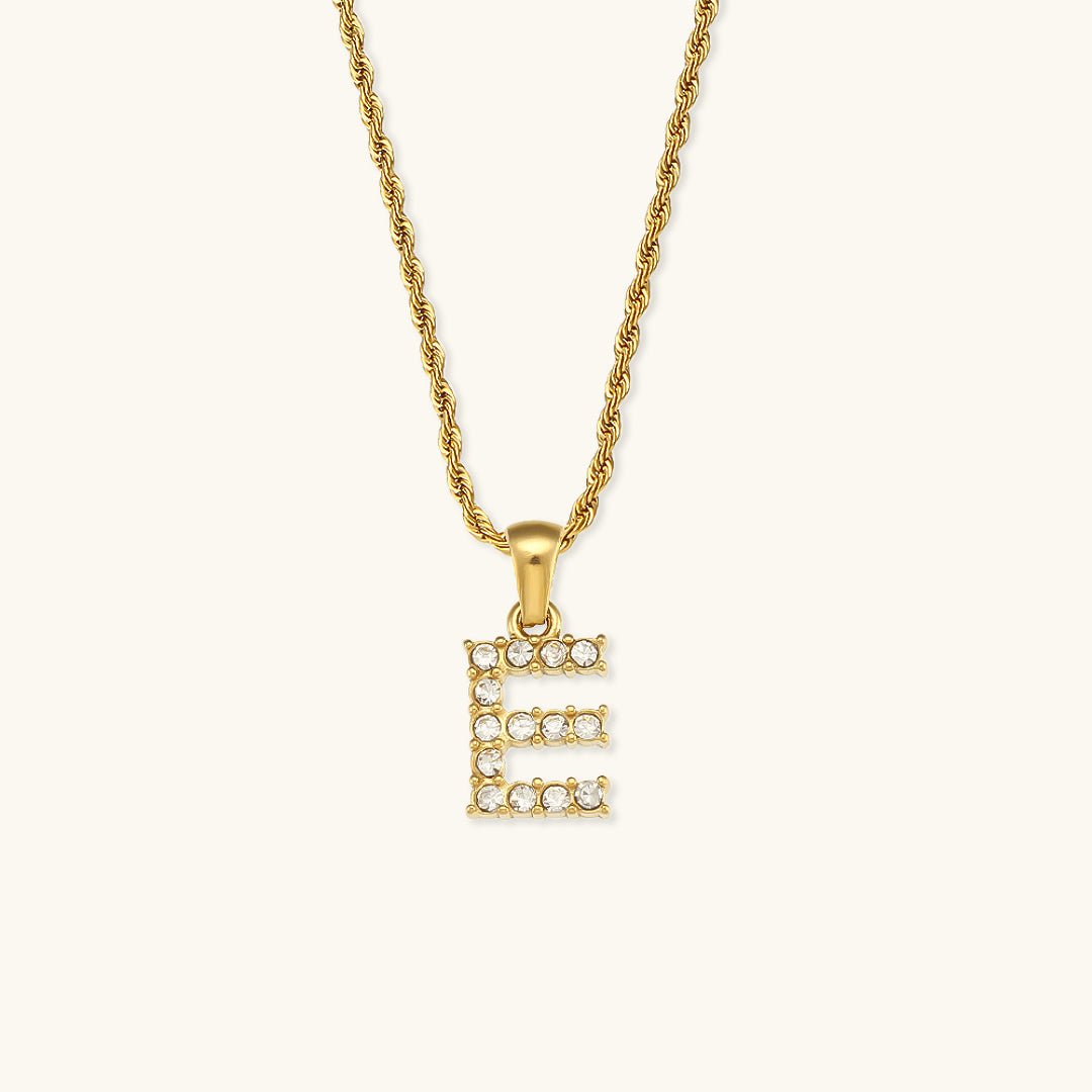 Collier en Diamant avec Initiale Maeve