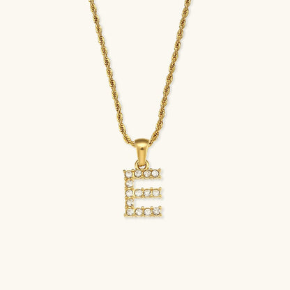 Collier en Diamant avec Initiale Maeve