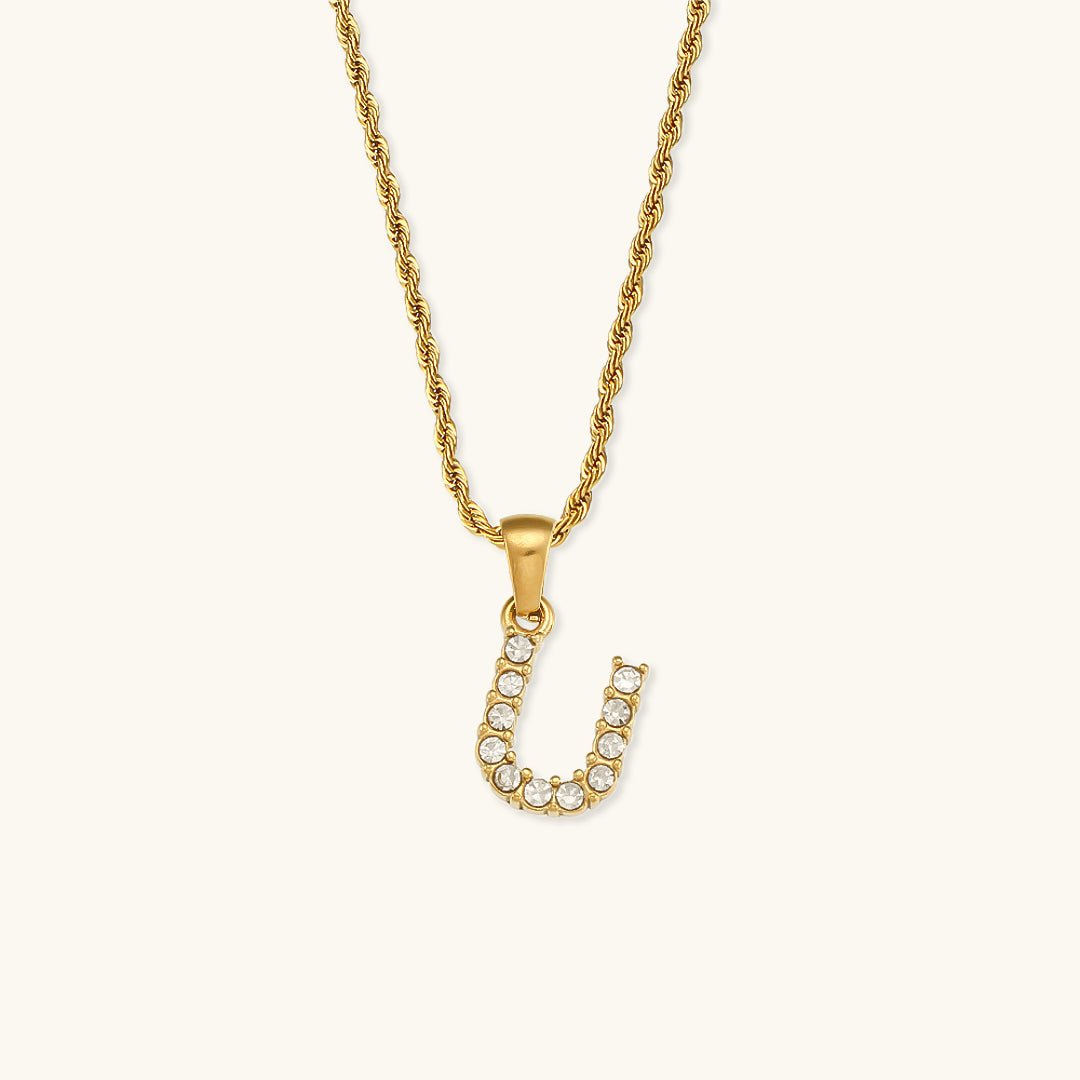 Collier en Diamant avec Initiale Maeve