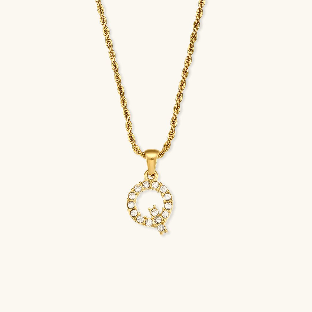 Collier en Diamant avec Initiale Maeve