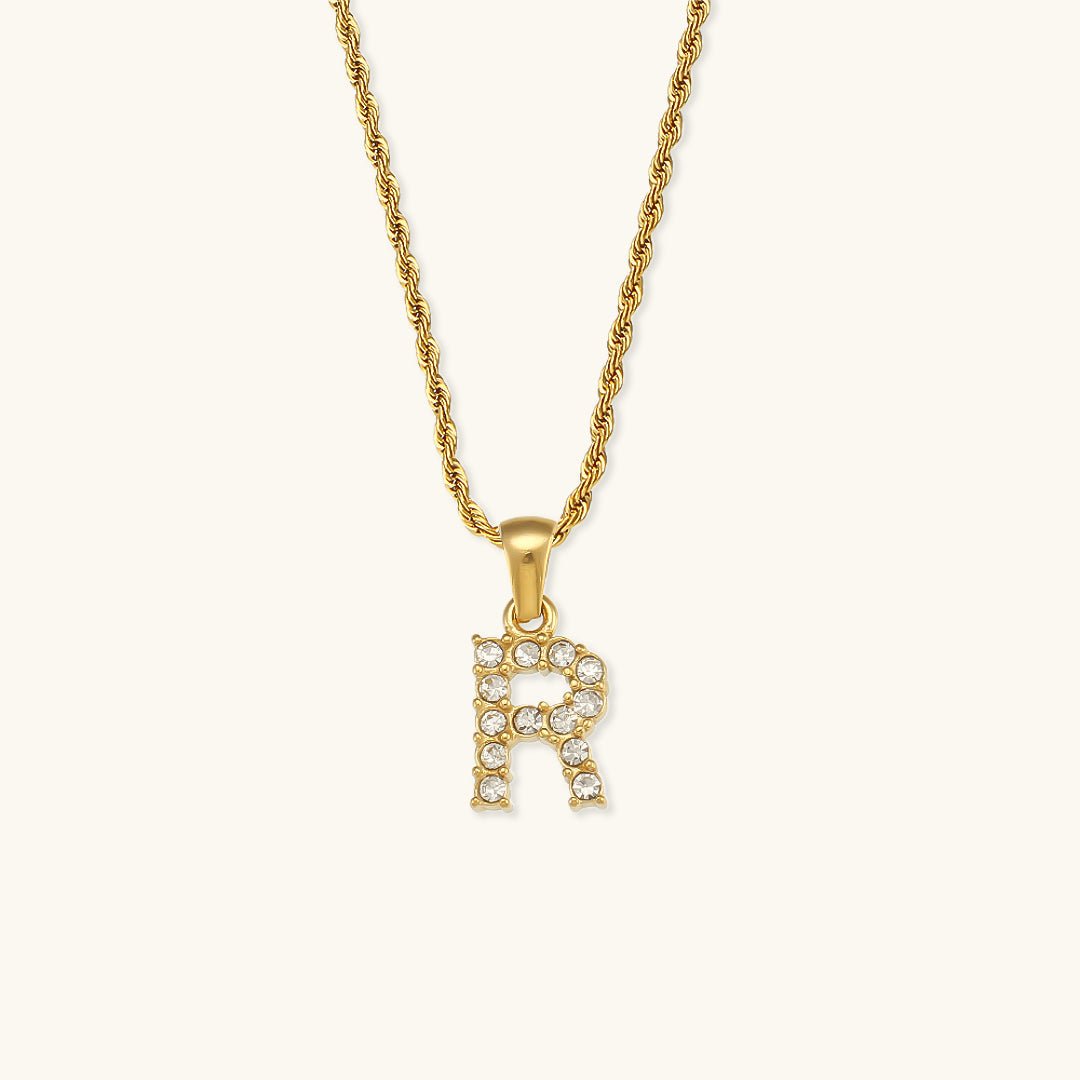 Collier en Diamant avec Initiale Maeve