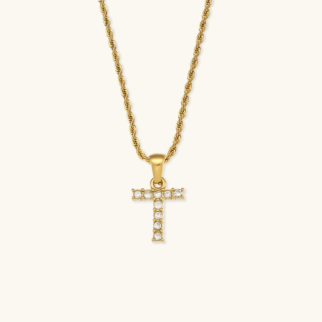 Collier en Diamant avec Initiale Maeve