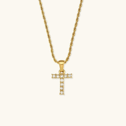 Collier en Diamant avec Initiale Maeve