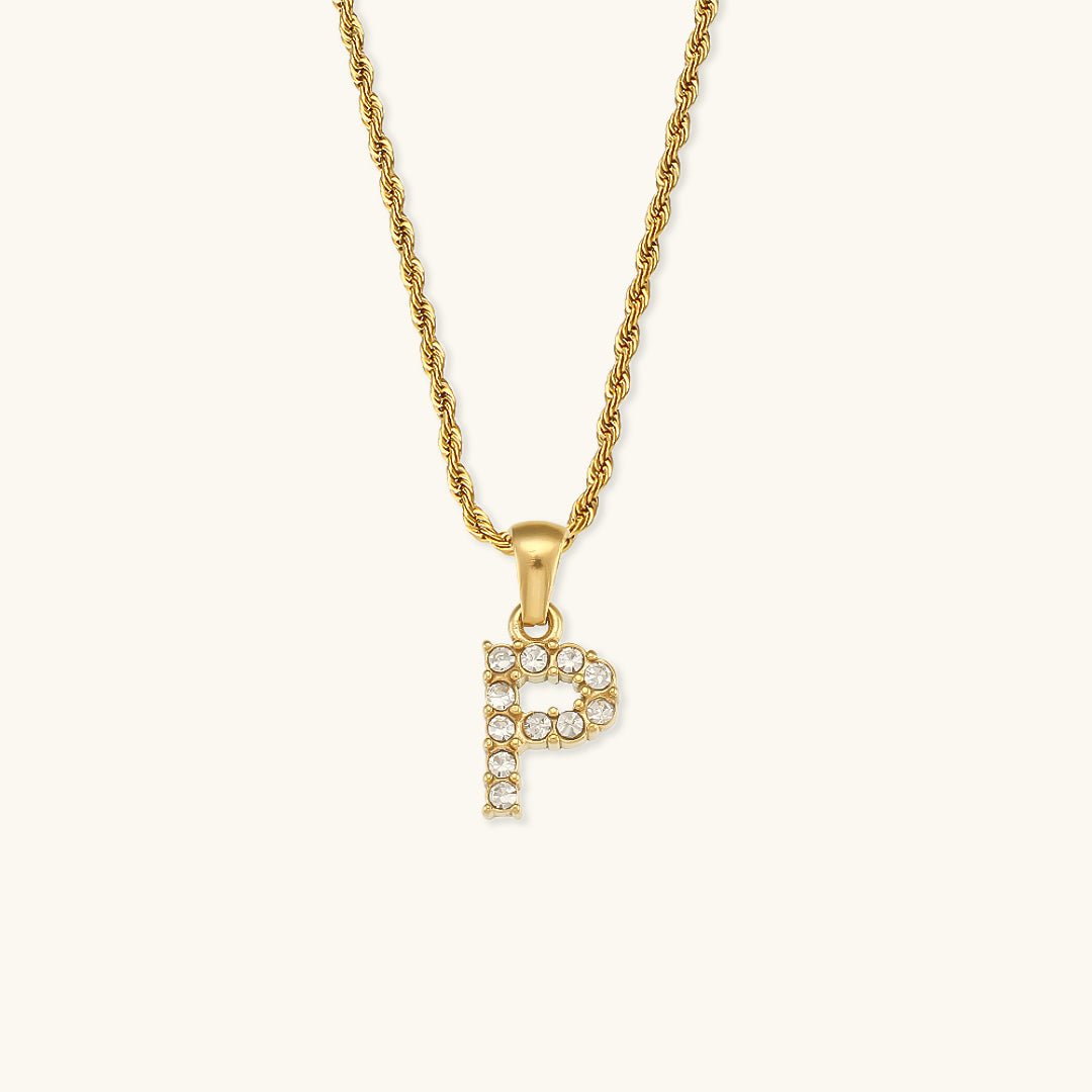 Collier en Diamant avec Initiale Maeve