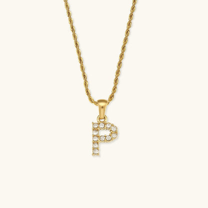 Collier en Diamant avec Initiale Maeve