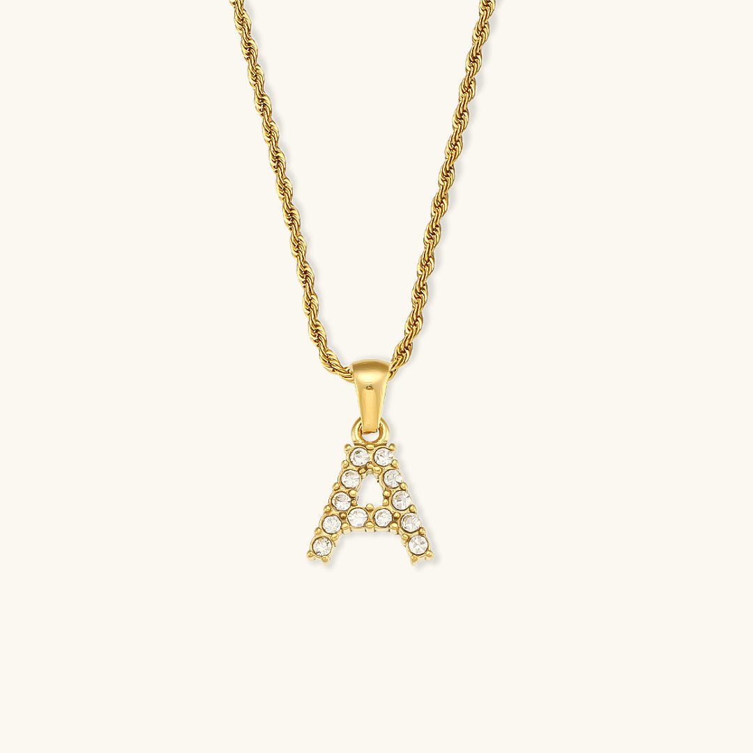 Collier en Diamant avec Initiale Maeve