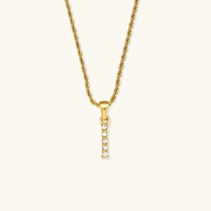 Collier en Diamant avec Initiale Maeve