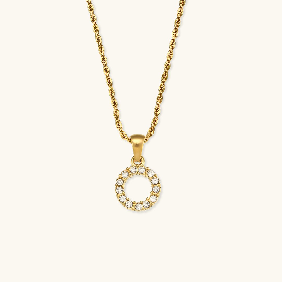 Collier en Diamant avec Initiale Maeve