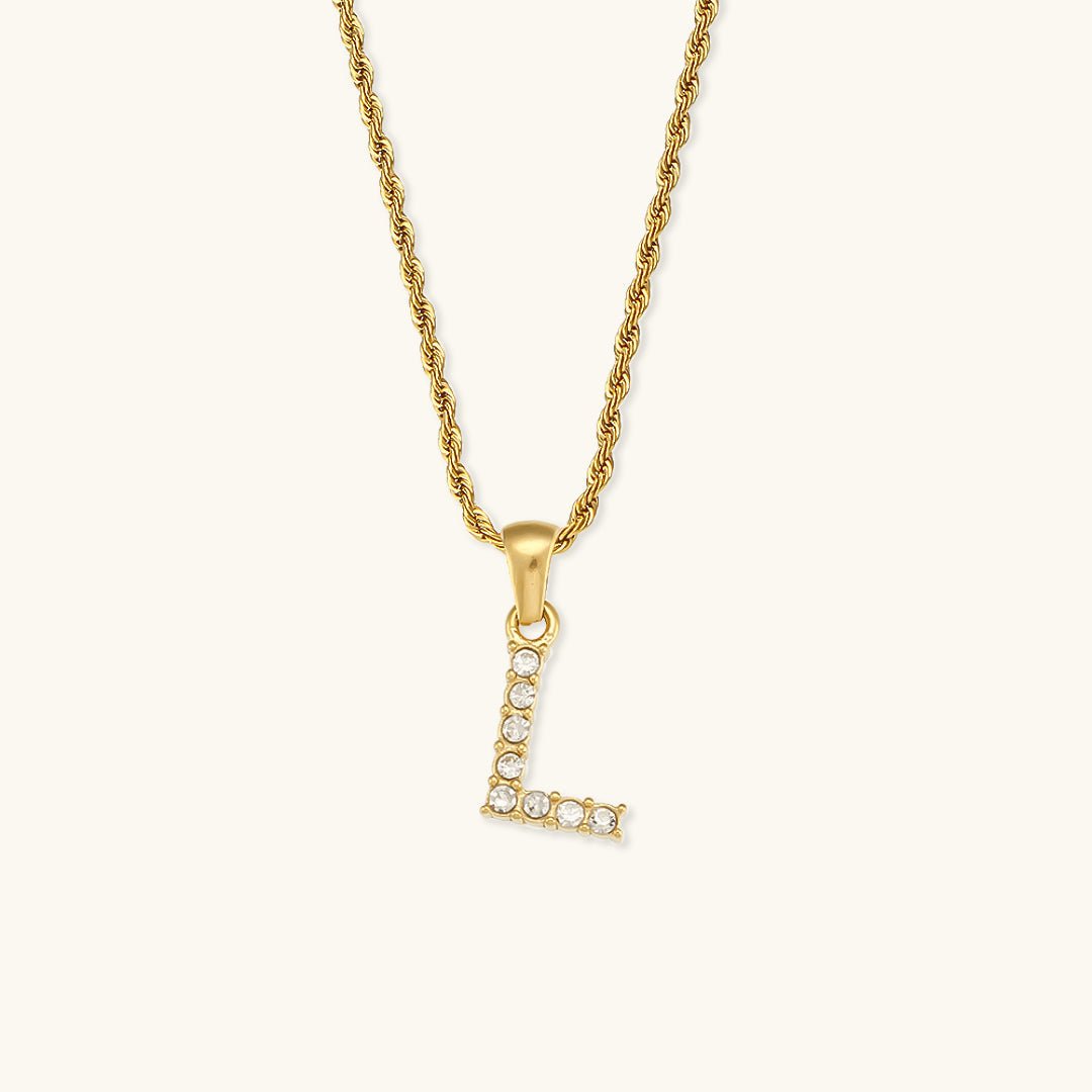 Collier en Diamant avec Initiale Maeve