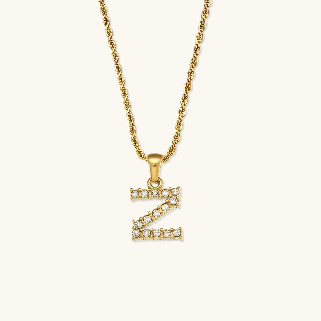 Collier en Diamant avec Initiale Maeve