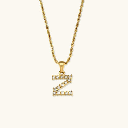 Collier en Diamant avec Initiale Maeve