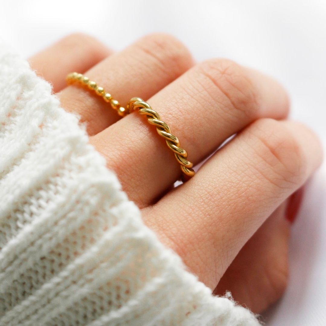 Bague Twist en Or Melody