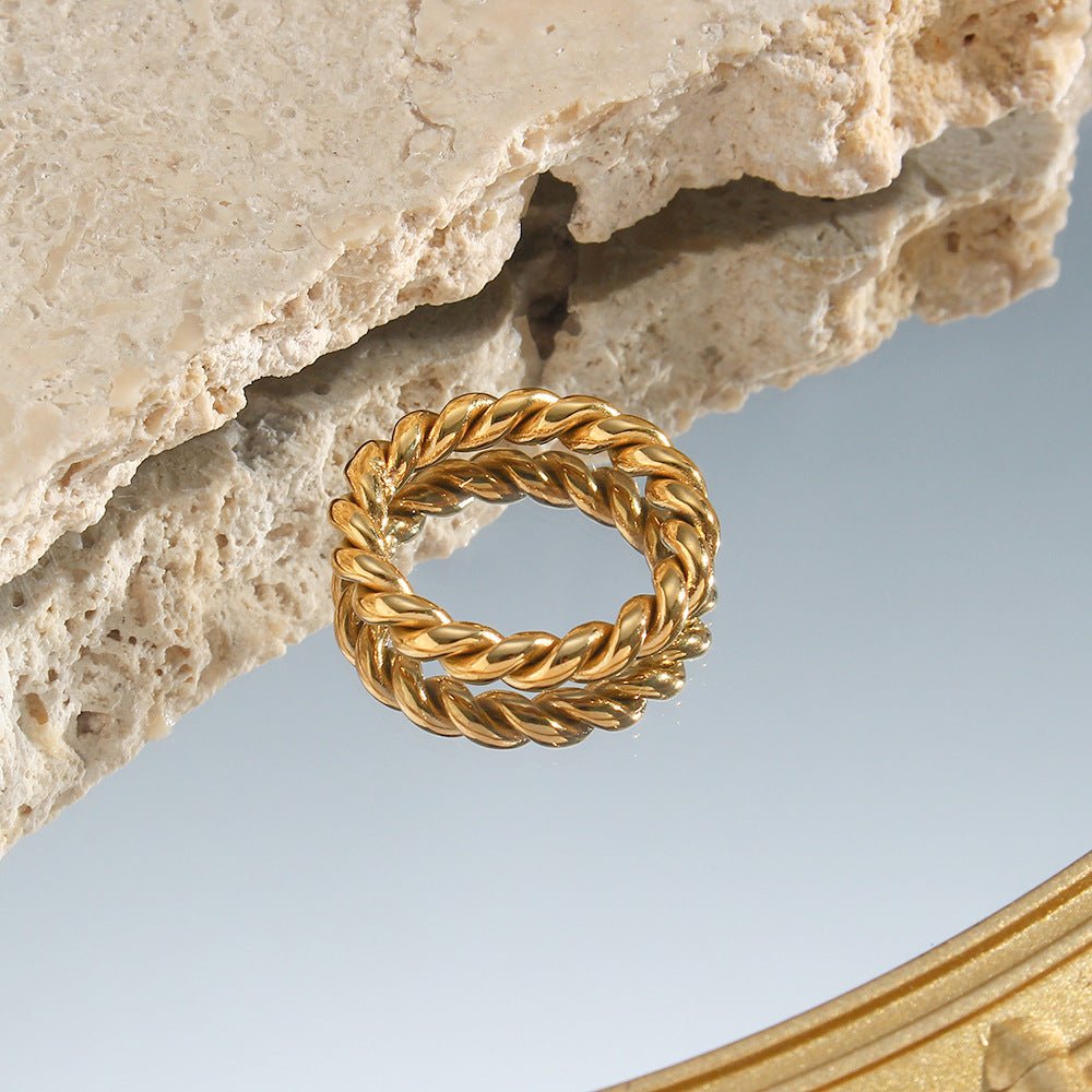 Bague Twist en Or Melody