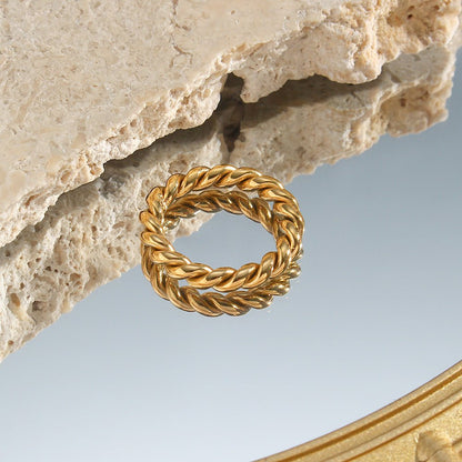 Bague Twist en Or Melody