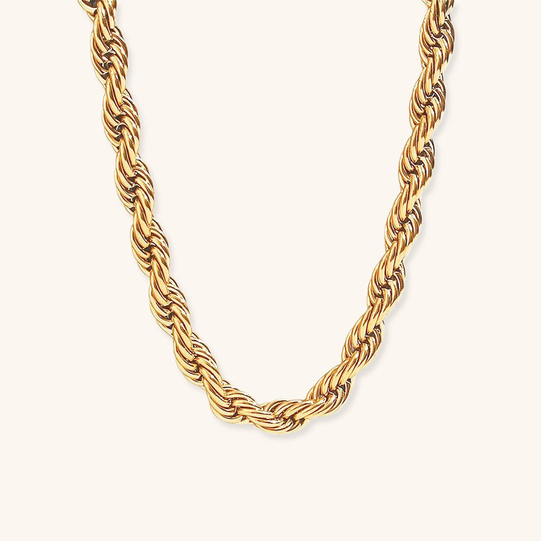 Collier Mila Torsadé Doré
