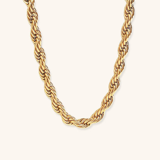 Collier Mila Torsadé Doré