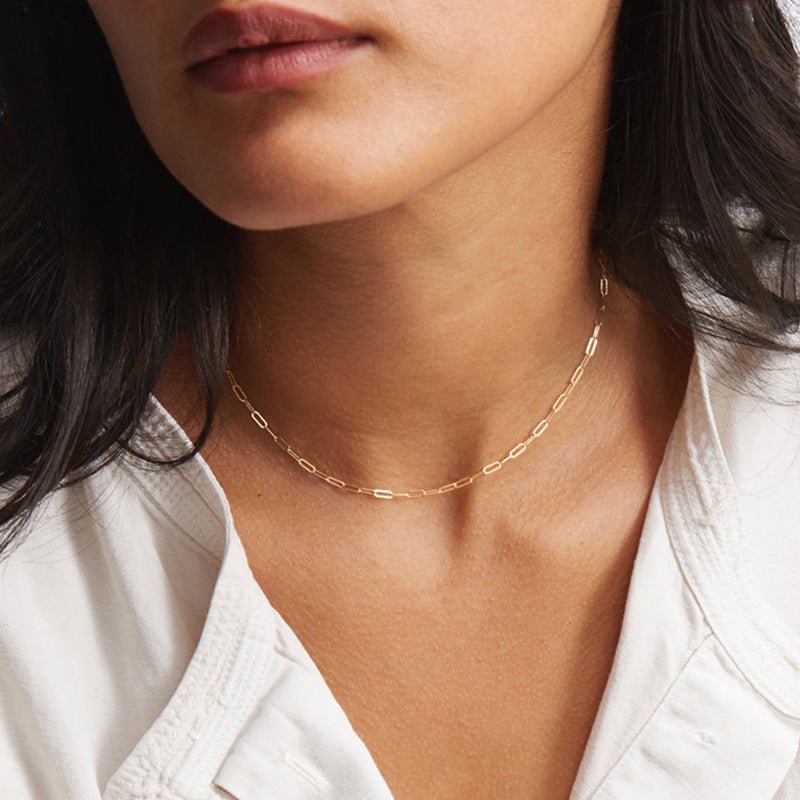 Collier Chaîne En Trombone Nadia