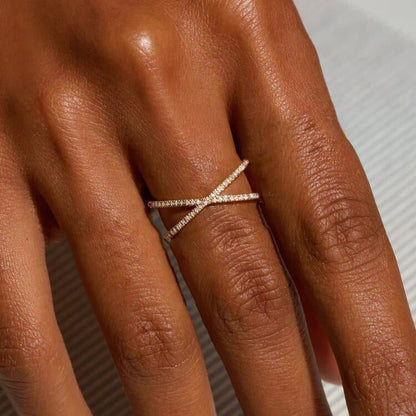 Bague Croix en Or Diamant Nia