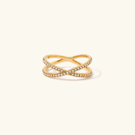 Bague Croix en Or Diamant Nia