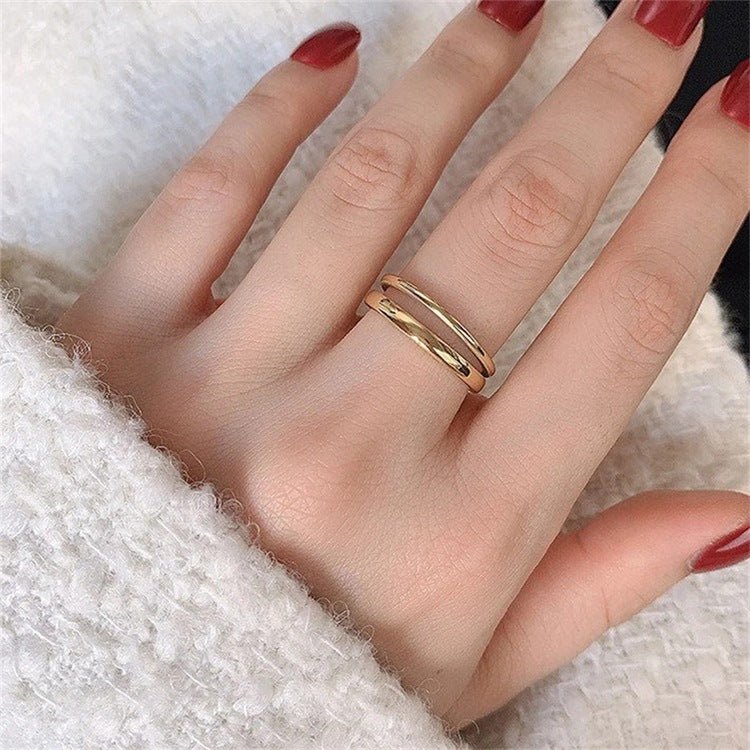 Bague en Or Superposée Olivia