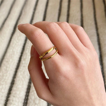 Bague en Or Superposée Olivia