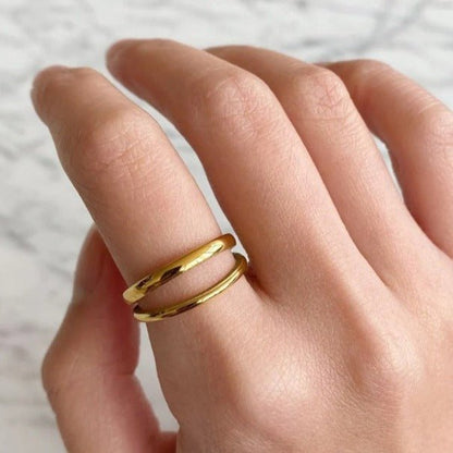 Bague en Or Superposée Olivia