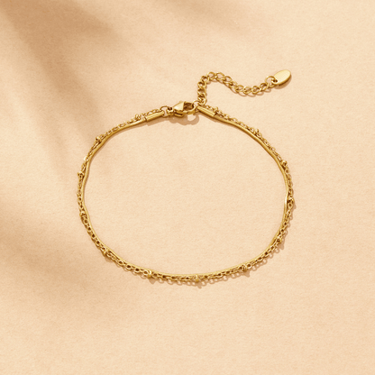 Bracelet de cheville en or Pia